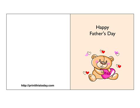 Free Father’s day cards (Printable)