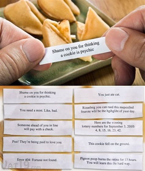 Printable Fortune Cookie Sayings