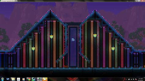 My Cobalt fortress of geometry, All resources legit | Terraria ...