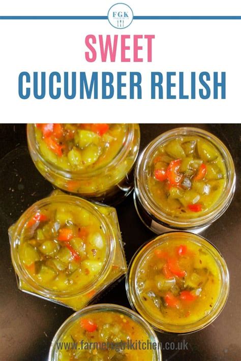 Sweet Cucumber Relish Recipe | Cucumber relish recipes, Relish recipes ...