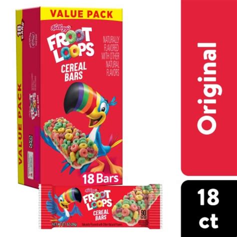 Kellogg's Froot Loops Original Value Pack Cereal Bars, 18 ct - Kroger