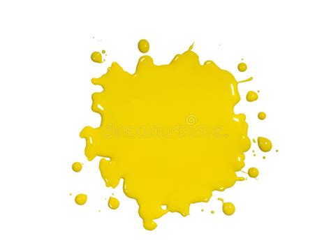 Yellow Paint Splatter stock image. Image of splashing - 13060189