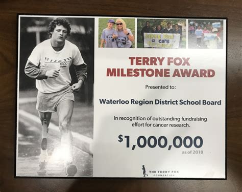 WRDSB donates $1 million to The Terry Fox Foundation - Waterloo Region ...