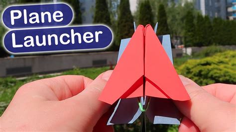 DIY a paper plane launcher. How to make paper Airplanes - RubberBand ...