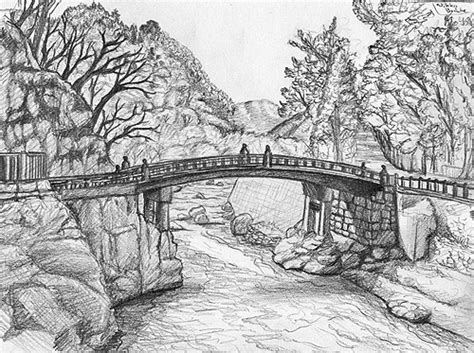 Draw Landscape Step By Step - Drawing Nature And Landscapes How To Draw ...