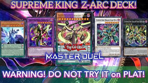 SUPREME KING Z-ARC Deck! DESTROY EVERYTHING! Can YOU Summon it? [Yu-Gi ...