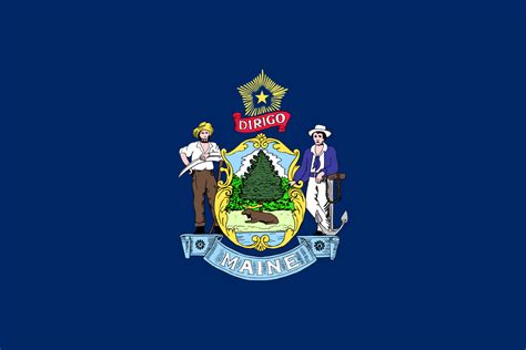 Maine State Flag