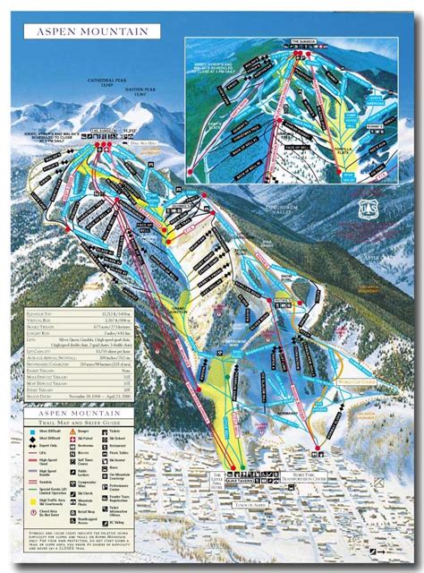 Aspen Mountain Trail Map | Mountain Chalet Aspen