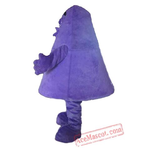 Grimace Purple Monster Mascot Costume