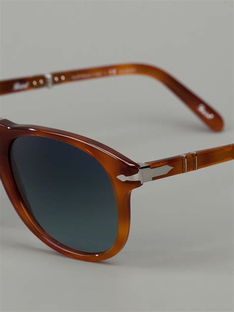 Persol Folding Frame 'Steve Mcqueen' Sunglasses in Brown | Lyst