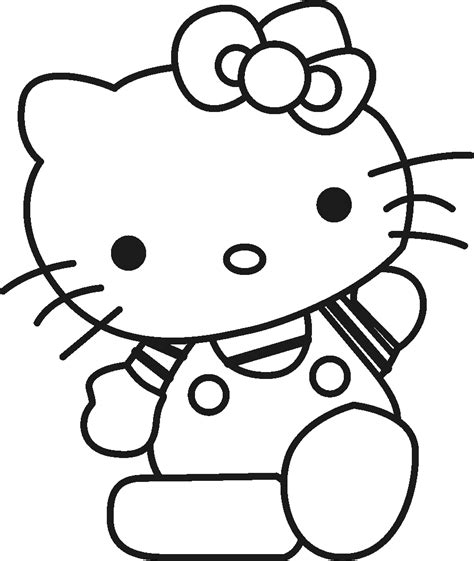 Hello Kitty Coloring Pages - Slim Image