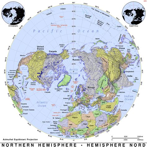 Northern Hemisphere · Public domain maps by PAT, the free, open source ...