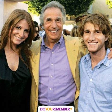 Henry Winkler with his daughter Zoe and son Max. https://www.facebook ...