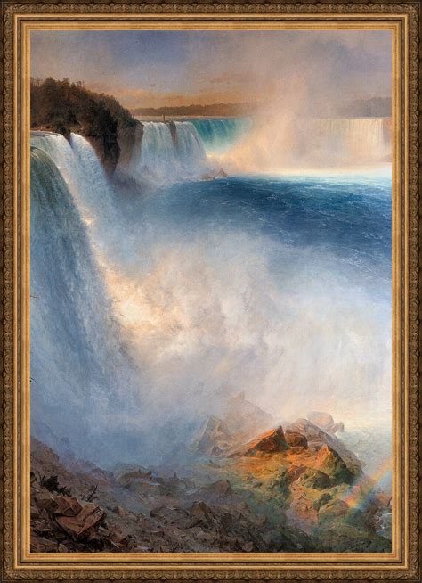 Frederic Edwin Church Niagara Falls 1867 A4 reproduction | Etsy