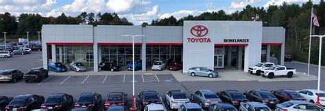 Welcome to Rhinelander Toyota in Wisconsin