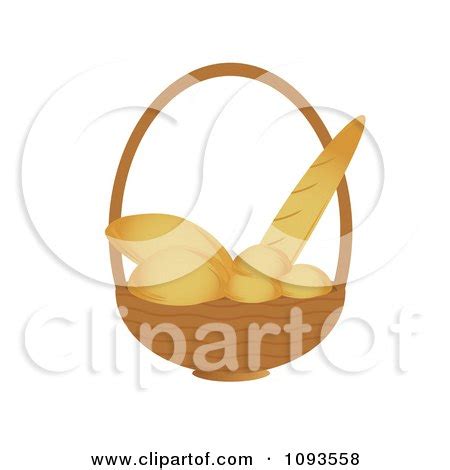 Royalty-Free (RF) Bread Basket Clipart, Illustrations, Vector Graphics #1