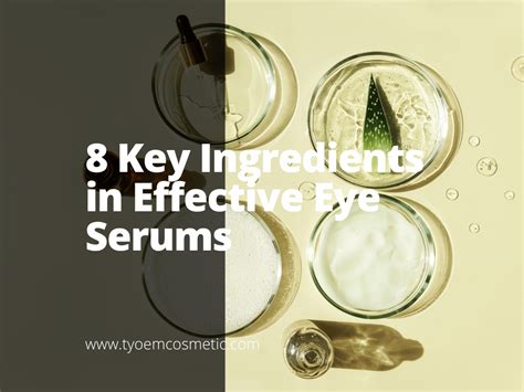 8 Key Ingredients in Effective Eye Serums - Empowering your brand with ...