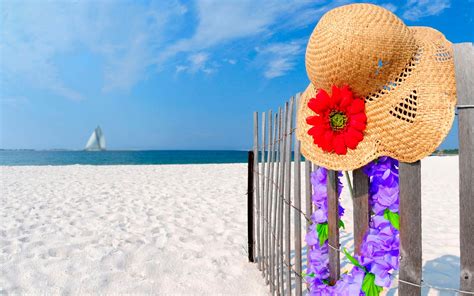 wallpapernarium: sombrero de playa