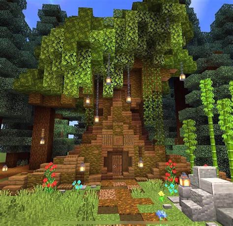 21 Minecraft Tree House Build Ideas and Tutorials - Mom's Got the Stuff ...