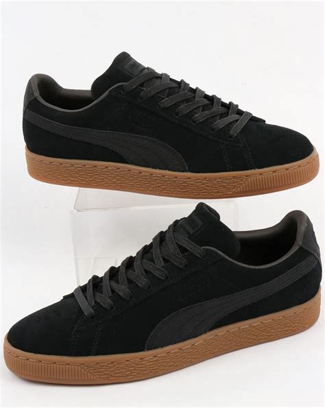 Puma Suede Classic Natural Warmth Trainers Black,shoes,clyde,mens