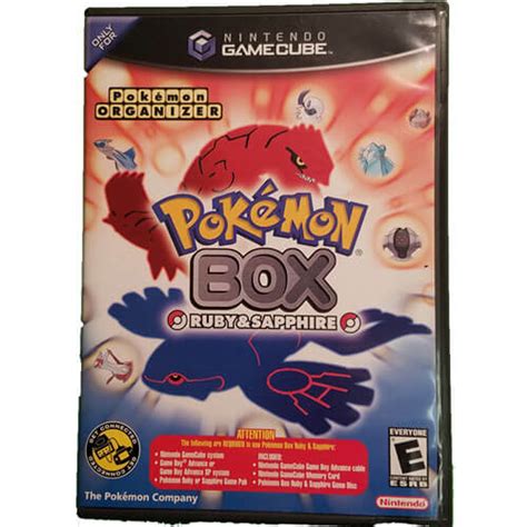 Complete Pokemon Box Ruby & Sapphire Nintendo GameCube Game For Sale ...