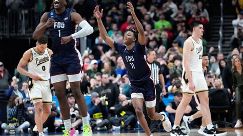 FDU basketball stuns Purdue in NCAA Tournament 2023 at March Madness