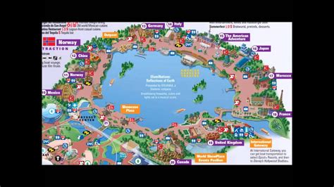 Epcot World Showcase Map | World Map 07