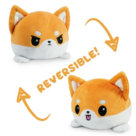 TeeTurtle Reversible Shiba Inu Plushie | Home of the Original ...