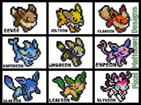 Pokemon Pixel Art Eevee