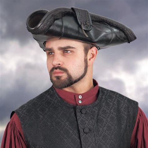 Pirate King Leather Tricorn Hats is fit for the true king of pirates ...