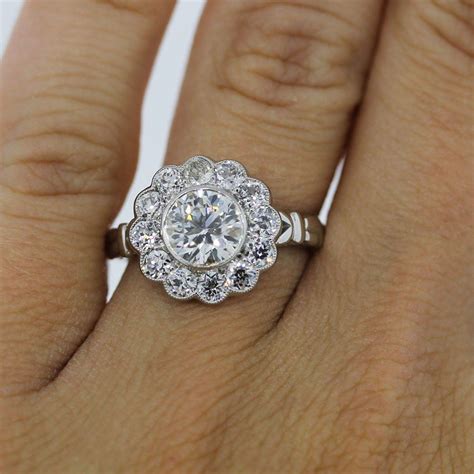 Floral Engagement Rings