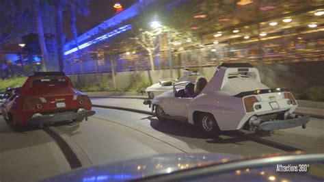 [4K] Autopia at Night - Disneyland Autopia Now Powered by Honda