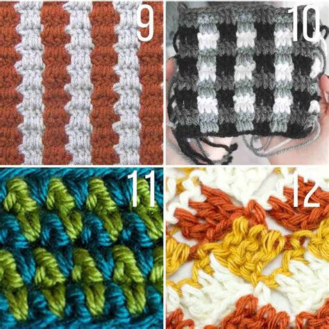 best-crochet-stitch-tutorials-list-multiple-colors-3 - Make & Do Crew