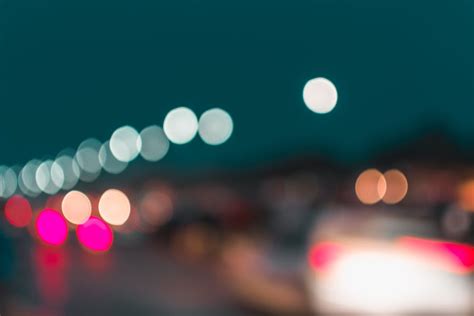 Yellow Bokeh Lights · Free Stock Photo