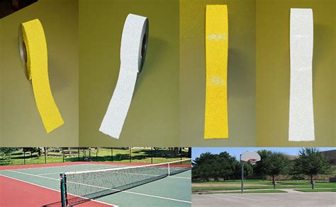 White or Yellow (Two Inch Wide) Court Marking Tape – BUY – Court ...