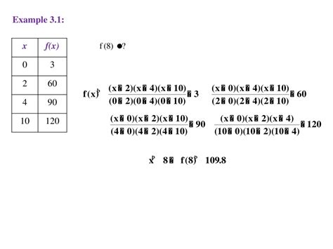 PPT - 3. LAGRANGE INTERPOLATION METHOD (LAGRANGE POLYNOMIAL ...