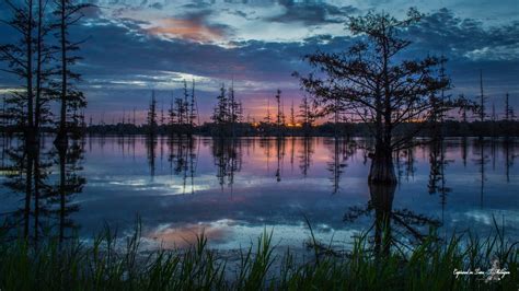 Mallard Lake in Arkansas just before sunrise today, October 21, 2017 ...