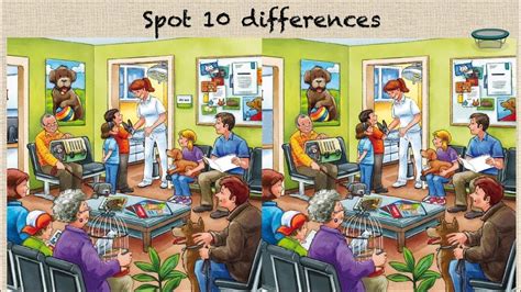 [Part1] Spot 15 differences in 60 seconds! Almost impossible! # ...