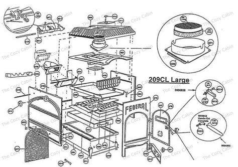 Consolidated dutchwest federal airtight stove parts - lasopabulk