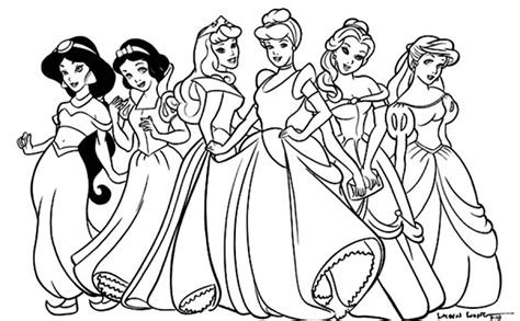 All Disney Princesses Coloring Pages - GetColoringPages.com