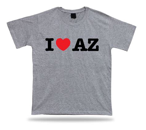 I-LOVE AZ Arizona t-shirt clothing wear popular style heart design ...