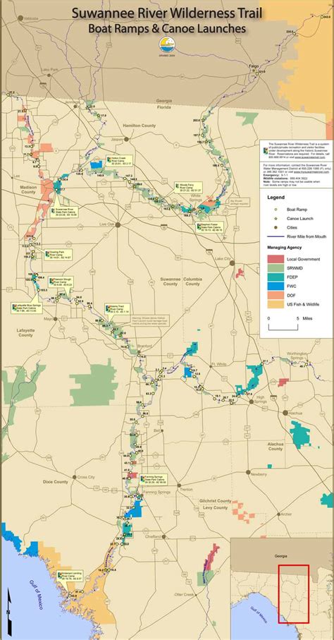 Suwannee River State Park Map