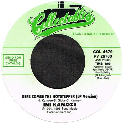 Ini Kamoze - Here Comes The Hotstepper (1996, Vinyl) | Discogs