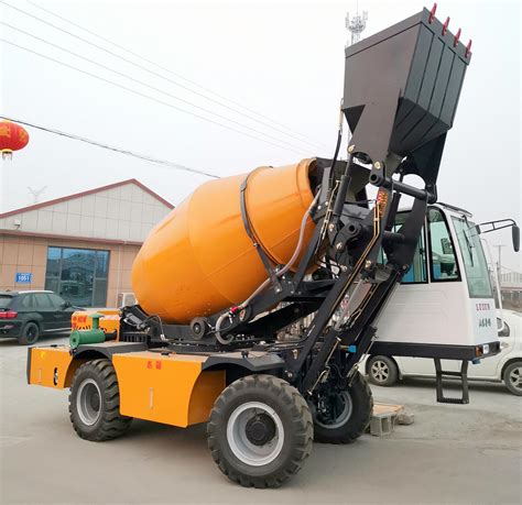 4 M3 Self Loading Concrete Mixer with Sunny Hydraulic System - China ...