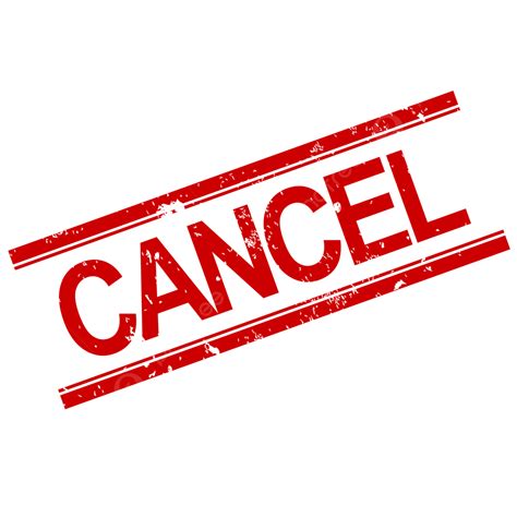 Cancel Stamp Vector, Cancel Red Stamp Design, Cancel Text Stamp, Cancel ...