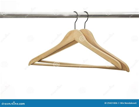 Wood Coat Hangers stock photo. Image of accessory, coat - 29431806