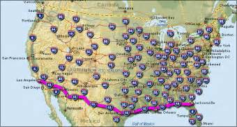 Texas Map Interstate 10