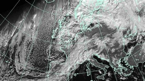 Satellite image shows thick cloud cover over UK - ITV News