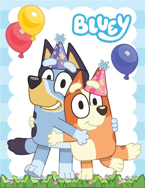 Wall Picture 2 Bluey | Kids birthday, 2nd birthday party themes, Birthday