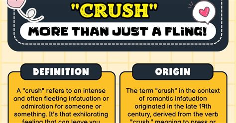 Crush Meaning, Origin and Examples • 7ESL